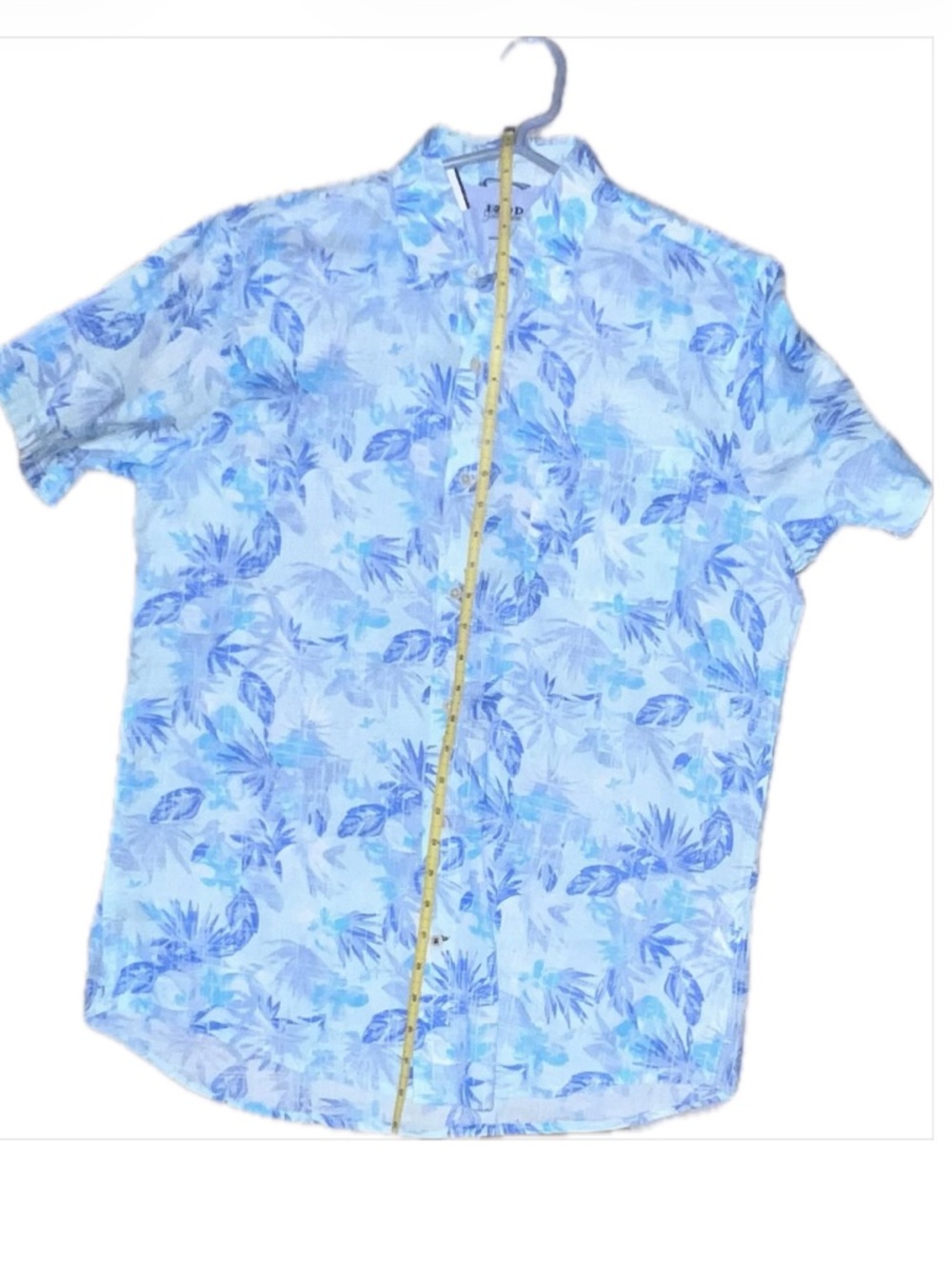 Izod Saltwater Floral Short-Sleeve Button-Down Shirt  NWOT - Picture 4 of 17